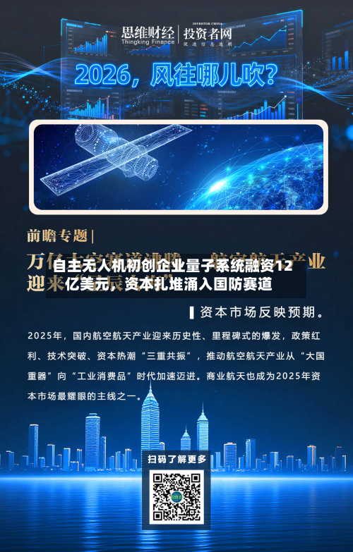 自主无人机初创企业量子系统融资12亿美元	，资本扎堆涌入国防赛道-第3张图片