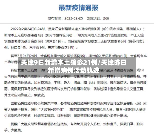 天津9日新增本土确诊21例/天津昨日新增病例活动轨迹-第2张图片