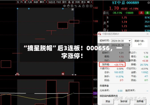 “摘星脱帽”后3连板！000656	，一字涨停！-第2张图片