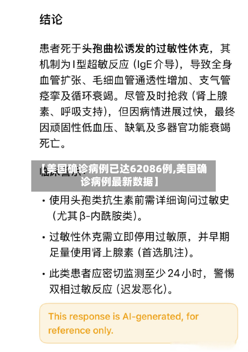 【美国确诊病例已达62086例,美国确诊病例最新数据】-第3张图片