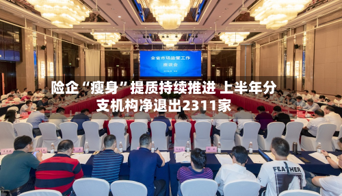 险企“瘦身”提质持续推进 上半年分支机构净退出2311家