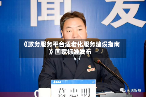 《政务服务平台适老化服务建设指南》国家标准发布