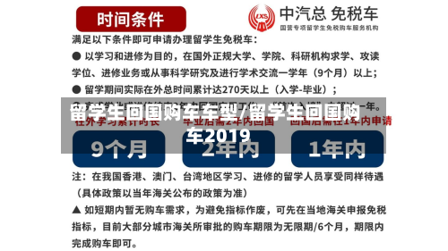 留学生回国购车车型/留学生回国购车2019