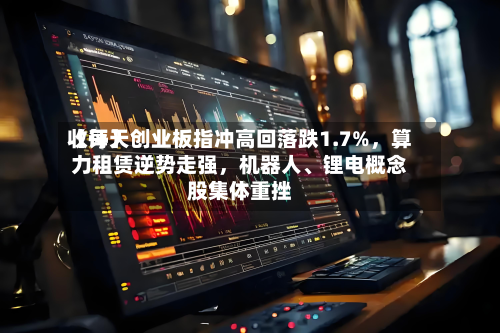 【每天收评】创业板指冲高回落跌1.7%，算力租赁逆势走强，机器人、锂电概念股集体重挫