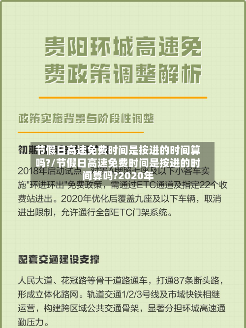 节假日高速免费时间是按进的时间算吗?/节假日高速免费时间是按进的时间算吗?2020年