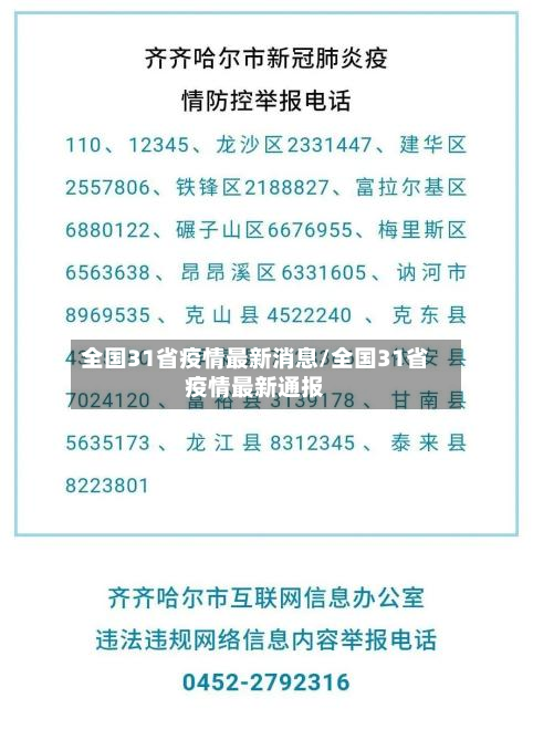 全国31省疫情最新消息/全国31省疫情最新通报