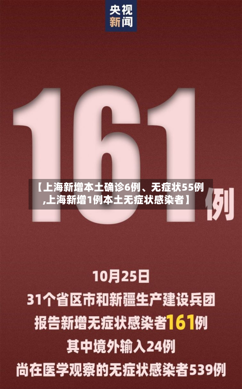 【上海新增本土确诊6例	、无症状55例,上海新增1例本土无症状感染者】-第2张图片
