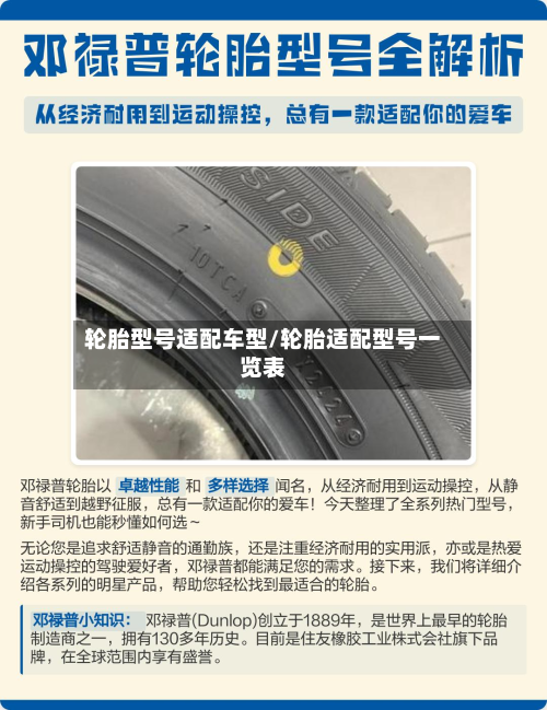 轮胎型号适配车型/轮胎适配型号一览表-第2张图片