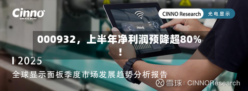 000932，上半年净利润预降超80%！-第3张图片