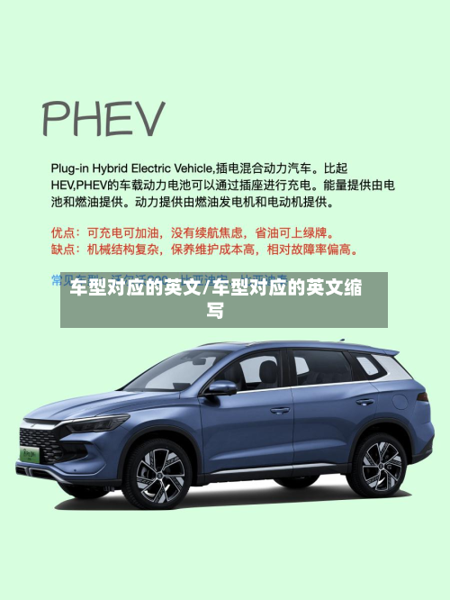 车型对应的英文/车型对应的英文缩写-第2张图片
