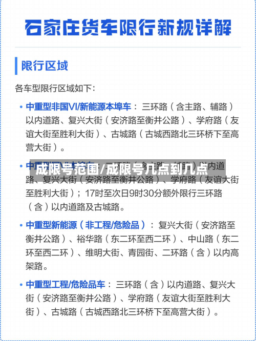 成限号范围/成限号几点到几点-第2张图片