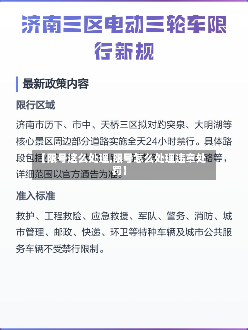 【限号这么处理,限号怎么处理违章处罚】