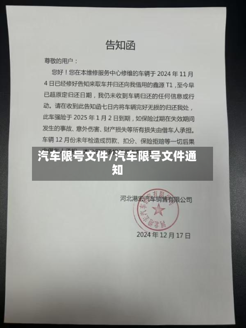 汽车限号文件/汽车限号文件通知