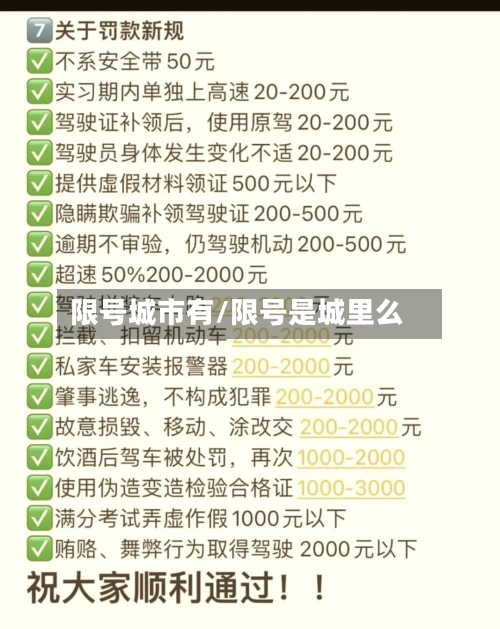 限号城市有/限号是城里么