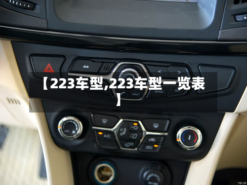 【223车型,223车型一览表】