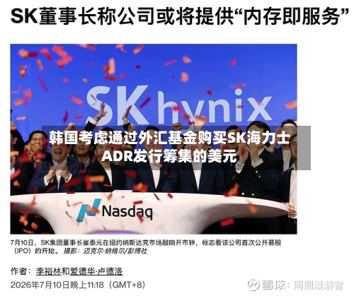 韩国考虑通过外汇基金购买SK海力士ADR发行筹集的美元-第2张图片