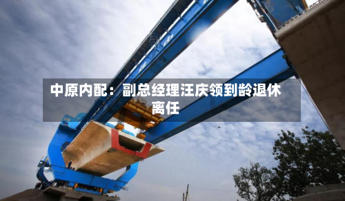 中原内配：副总经理汪庆领到龄退休离任-第2张图片