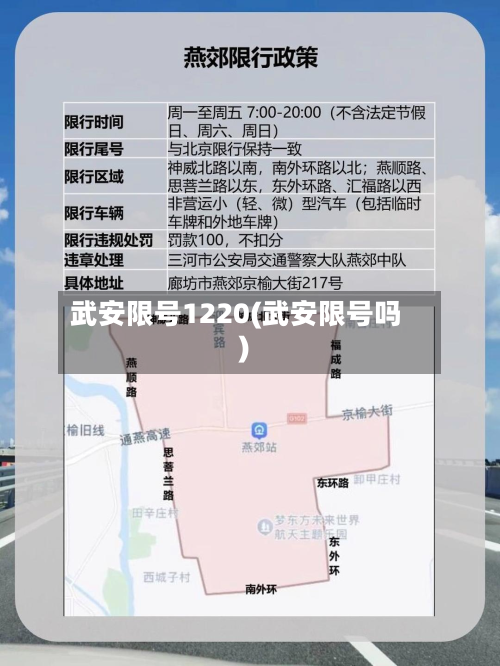 武安限号1220(武安限号吗)