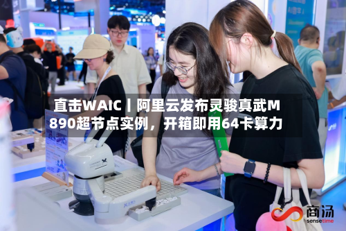 直击WAIC丨阿里云发布灵骏真武M890超节点实例，开箱即用64卡算力-第2张图片