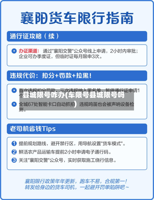 县城限号咋办(车限号县城限号吗)-第3张图片