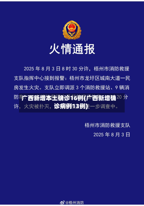 广西新增本土确诊16例(广西新增确诊病例13例)-第2张图片