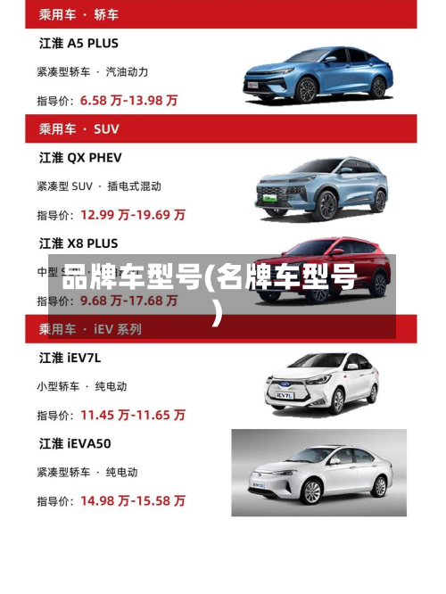品牌车型号(名牌车型号)-第3张图片