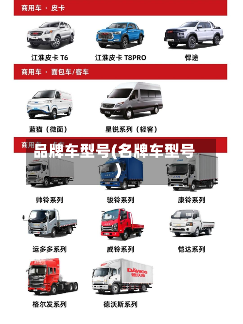 品牌车型号(名牌车型号)-第2张图片