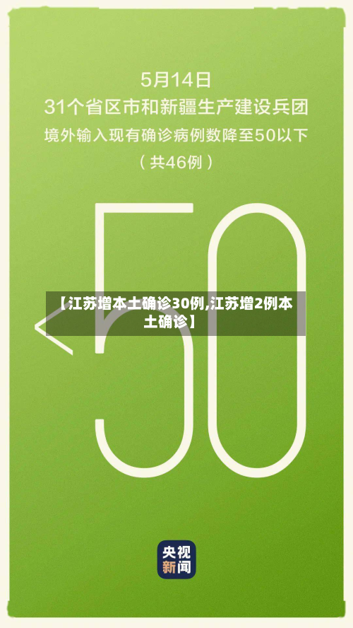 【江苏增本土确诊30例,江苏增2例本土确诊】