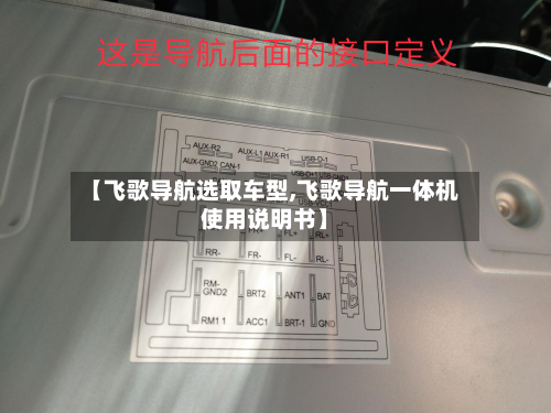 【飞歌导航选取车型,飞歌导航一体机使用说明书】-第3张图片