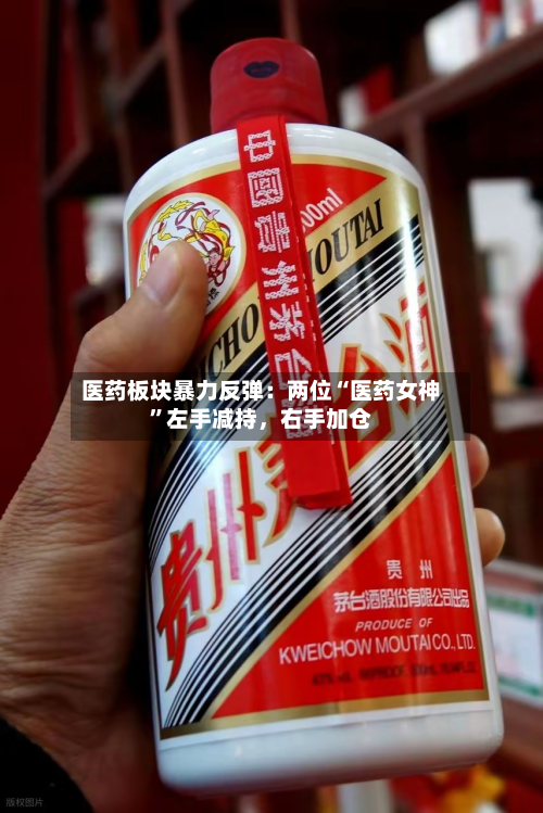 医药板块暴力反弹：两位“医药女神”左手减持	，右手加仓-第2张图片