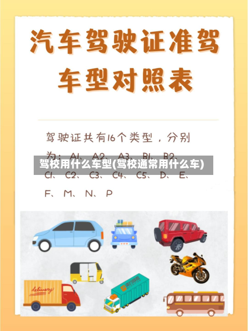 驾校用什么车型(驾校通常用什么车)-第2张图片