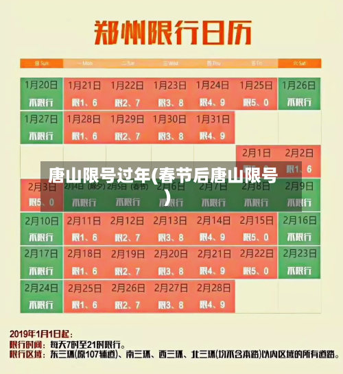 唐山限号过年(春节后唐山限号)