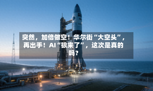 突然，加倍做空！华尔街“大空头”，再出手！AI“狼来了”，这次是真的吗？