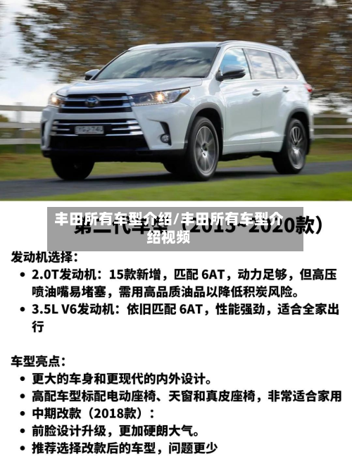 丰田所有车型介绍/丰田所有车型介绍视频